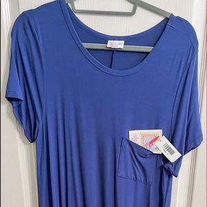 NWT LULAROE CARLY DRESS IN DODGER BLUE